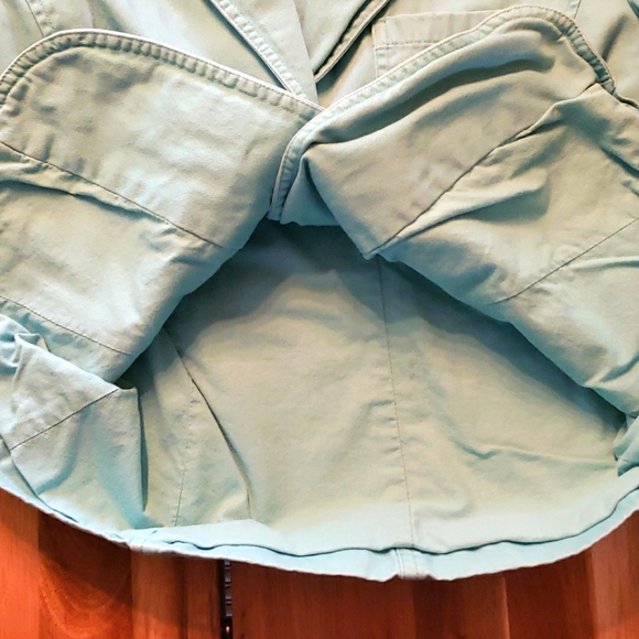 Old Navy Turquoise 3/4 Sleeve Blazer Jacket - Size M - Picture 4 of 7